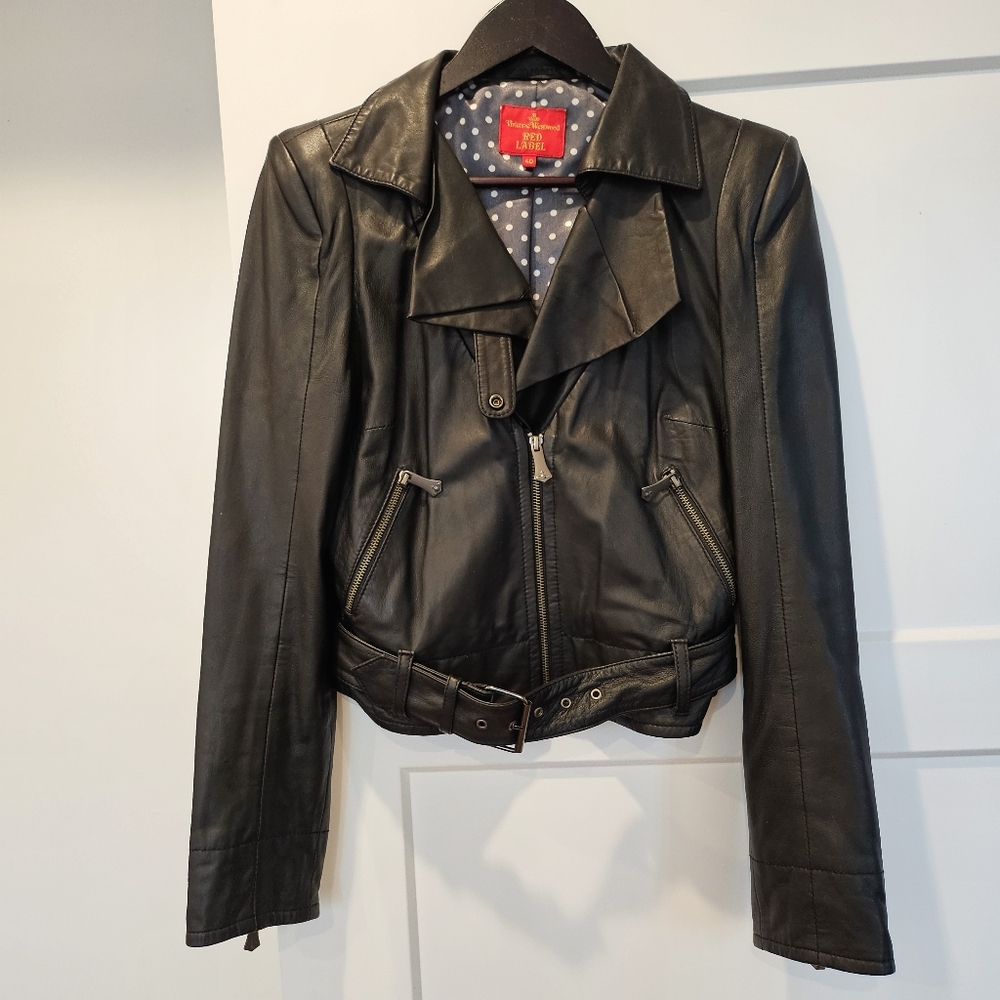 Vivienne Westwood Black Leather Jacket